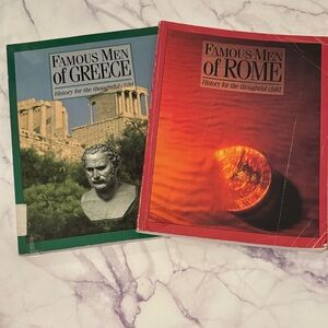 Famous Men of Greece and Rome Books Homeschool Bundle History Thoughtful Child